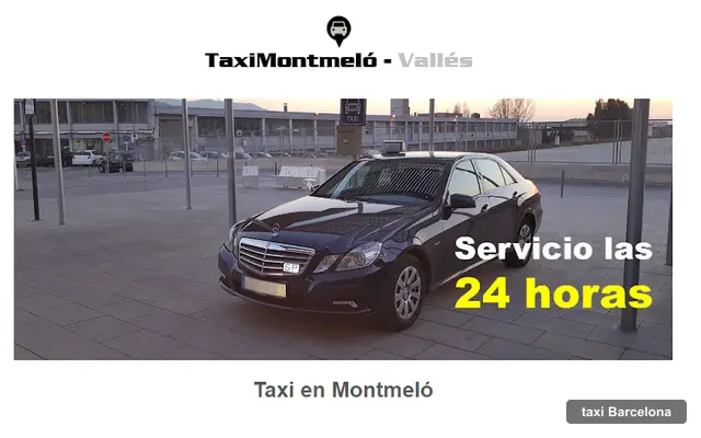Montornés taxi, taxi company in Barcelona