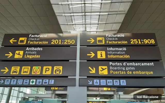 Taxi Barcelona Aeropuerto, servicio de taxi en Barcelona
