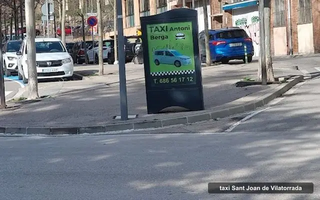 Taxi Berga, servei de taxi a Sant Joan de Vilatorrada