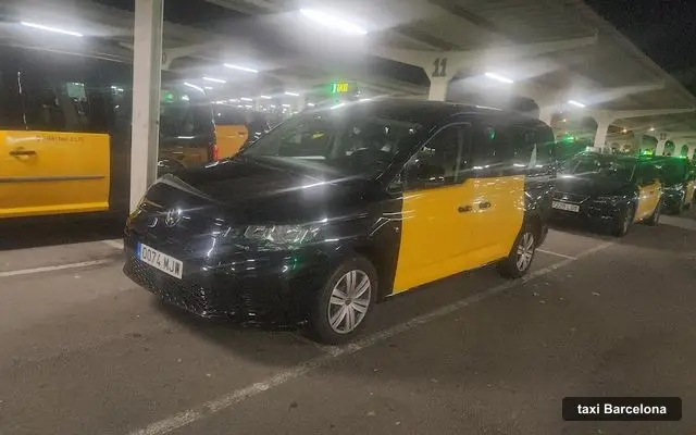 Taxi para 6 plazas, taxi company in Barcelona