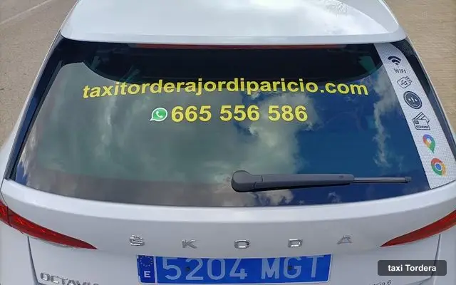 Taxitorderajordiparicio, servei de taxi a Tordera