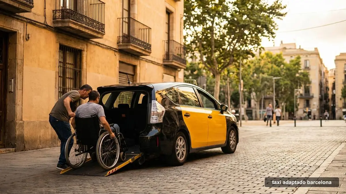 Taxi adaptado en Barcelona